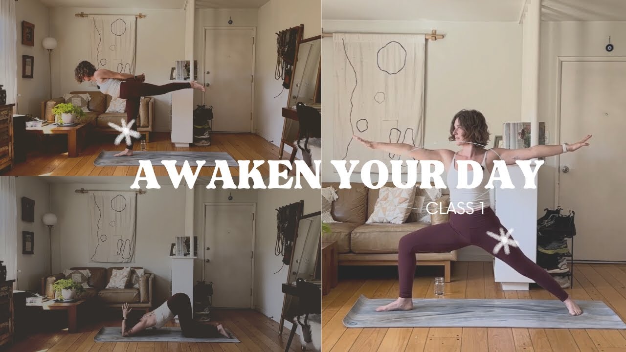 Awaken Your Day: 7 Days of Morning Yoga (DAY 1) - YouTube