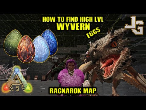 ARK - How to find High LVL Wyvern Egg and Hatch them on Ragnarok - 2017