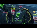 Busch's helmet cam captures full speed on pit road