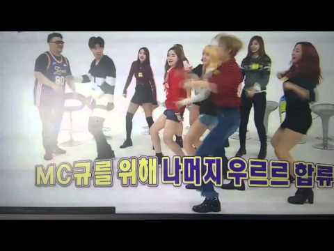 151209  MBC Weekly Idol - Twice dancing to INFINITE BAD w/ INFINITE Sunggyu
