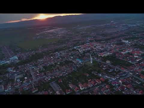 Aerial view of Sebes, Alba county, Romania-May 2024/Sebes, jud. Alba vazut de sus- mai 2024