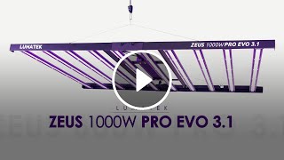 Lumatek LED ZEUS 1000W PRO EVO 3.1 µmol/J, pěstební LED osvětlení