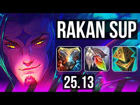 RAKAN & Aphelios vs RELL & Ziggs (SUP) | 13k DMG, 600+ games, 3/5/25 | KR Challenger | 25.13