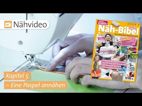 Nähvideo: Eine Paspel annähen – Kapitel 5 (Näh-Bibel Vol. 5)