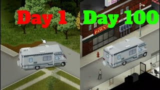 100 Days as an RV Nomad in Project Zomboid | Can I Survive CHESTOWN? (1)
