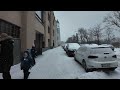 Helsinki SUPER Snow Walk ️ Magical Winter Walk In Finland 4K Nordic Slow TV