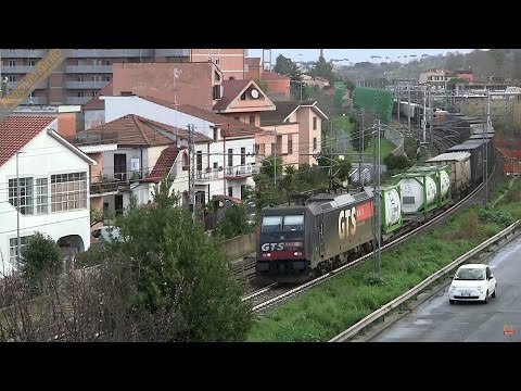 E.484.051 GTS in corsa a Monterotondo - GTS E.484.051 running in Monterotondo