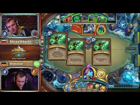 ShtanUdachi vs Sintolol   Hearthstone World Championship