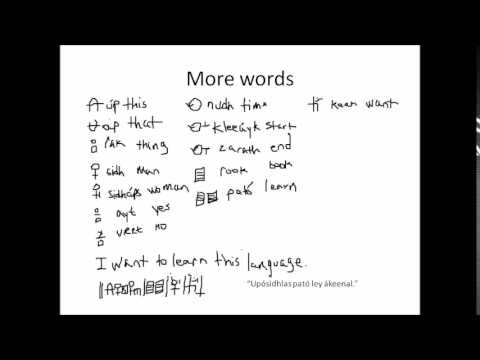 Pokanadh 101 - A New Logographic Language