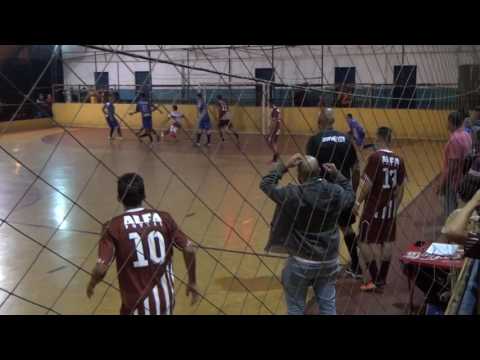 GOLS DO ÔMEGA QUE VENCEU O ALFA FUTSAL DE VIRADA PELA COPA DOUGLINHAS  2017