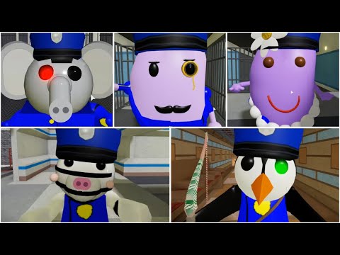 ROBLOX PIGGY OFFICER JUMPSCARES - Roblox Piggy Book 2 rp