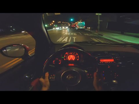 Fiat 500 Abarth (Manual) - POV Night Drive