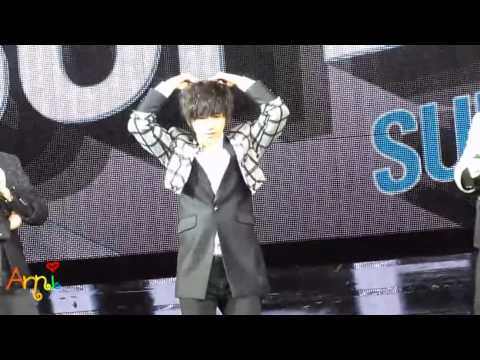 [HQ fancam] 120414 SS4 Shanghai - Super Junior teaching the You & I dance