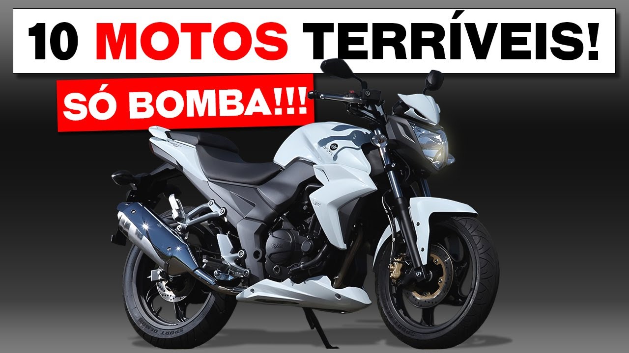 10 MOTOS BOMBAS QUE SÓ LOUCOS TEM CORAGEM DE COMPRAR (As piores motos do Brasil fuja dessas motos)