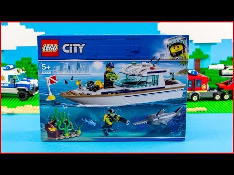 Vidéo LEGO City 60221 : Le yacht de plongée