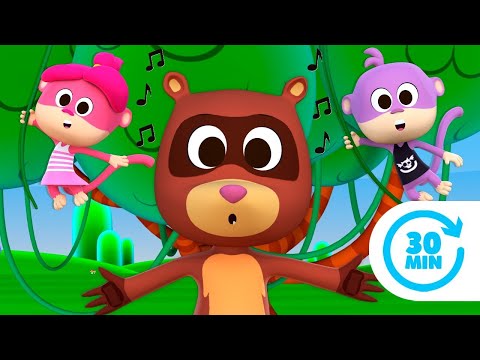 Silba El Hurón Contento y Más Canciones Infantiles del Zoo | El Reino Infantil