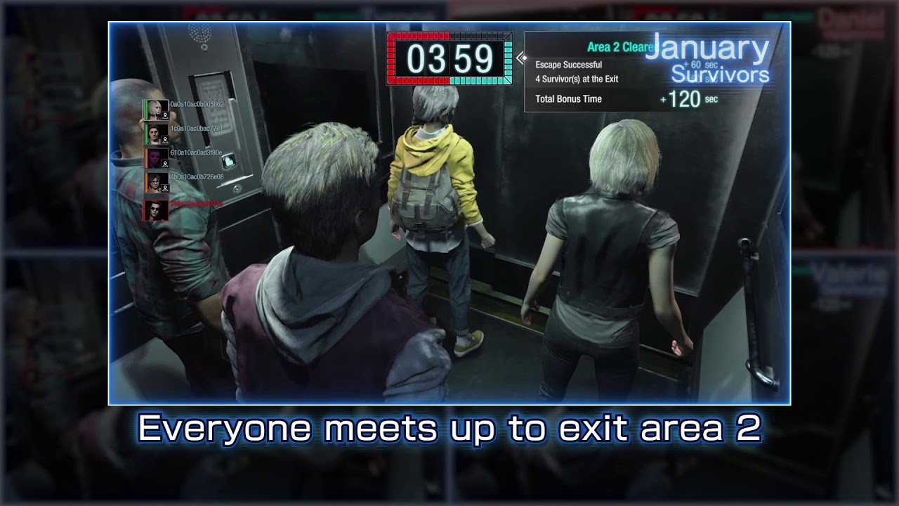 Gameplay video of Resident Evil Resistance  Playstation