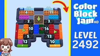 Solution du Niveau 2492 de Color Block Jam