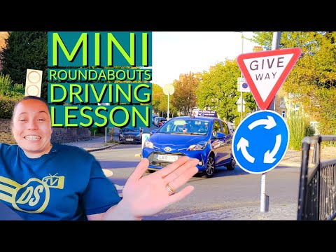 Driving lesson - How To Use Mini Roundabouts