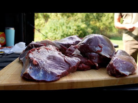 How to Break Down a Deer Hind Quarter! *FULL OUTDOORS GUIDE*