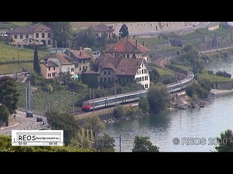 2000 [SDw] Along lake Geneva in Summer 2000, part 2 of 4; Lausanne, Lutry and Vevey - 'classic' SBB