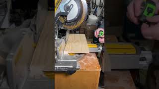 Using my Dewalt DWS780 Compound Miter Saw to Cut Pine for an Order #shorts
