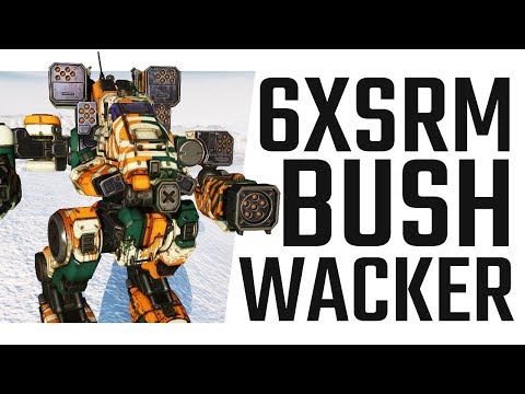 6x SRM6 Bushwacker Missile Spam - Mechwarrior Online The Daily Dose #545