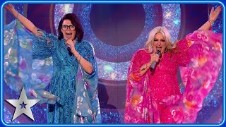 Our favourite huns Han &amp; Fran are DISCO DIVAS with ABBA medley! | Semi-Finals | BGT 2025