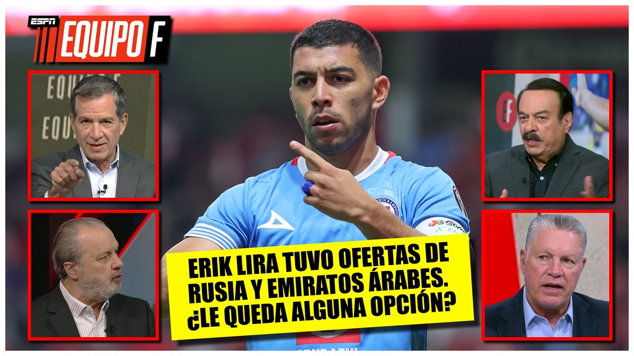 ERIK LIRA se BAJA del avión a FRANCIA y el MONACO: Día triste para el FUTBOL MEXICANO | Equipo F