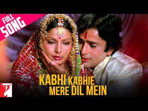 Kabhi Kabhie Mere Dil Mein (Female) - Full Song | Kabhi Kabhie | Shashi | Rakhee | Lata Mangeshkar