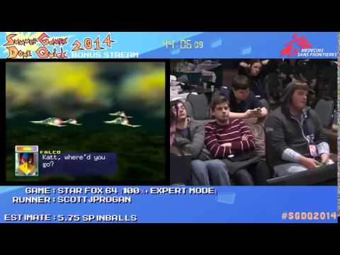 SGDQ 2014 Bonus Stream - Game 11 - Star Fox 64