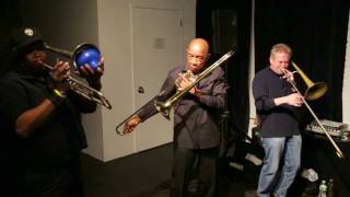 Joe McPhee, Dick Griffin, Steve Swell - Improvising Trombone Trio - at The Stone, NYC - Nov 24 2015