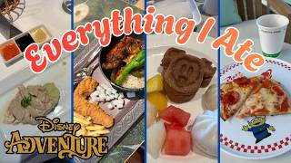 Everything I Ate on Disney Adventure Cruise Maiden Voyage Singapore 10-13 March 2026