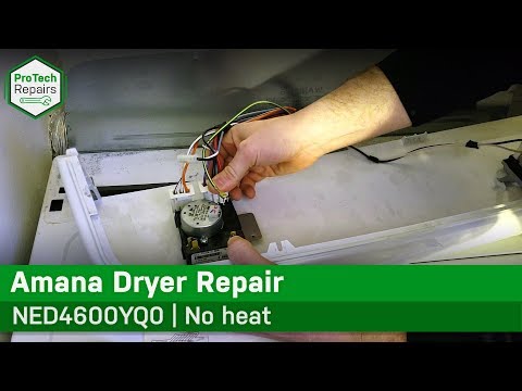 Amana, Whirlpool & Maytag Dryer - Control Timer Issues - No Heat - Diagnostic & Repair