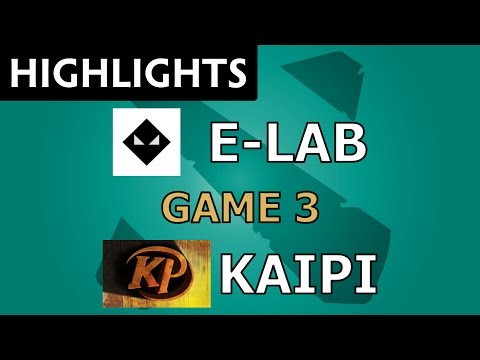 E-lab vs Kaipi [Game 3] WellPlay Invitational by VitalBet - Dota Highlights