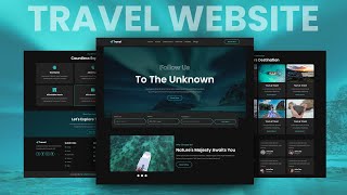 Travel Website Design for Travel Guide