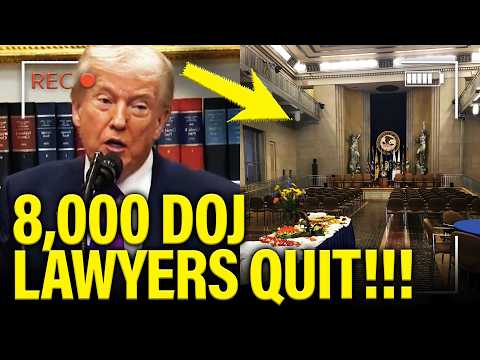 Trump PANICS as 8 THOUSAND DOJ Lawyers SUDDENLY WALK OUT!!!