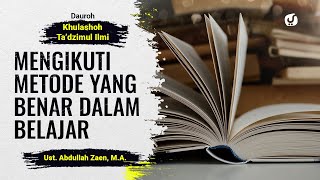 Download lagu Memuliakan Ilmu:  Mengikuti Metode Yang Benar Dalam Belajar - Ustadz Abdullah Zaen, Lc., MA mp3 Download lagu Memuliakan Ilmu:  Mengikuti Metode Yang Benar Dalam Belajar - Ustadz Abdullah Zaen, Lc., MA mp3