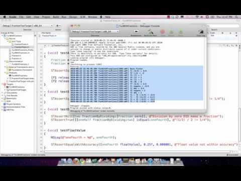 iOS Development Course Fall 2010 Lecture 11 - Fraction Class Unit Testing (Part 2)