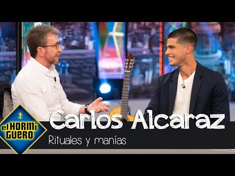 Carlos Alcaraz desvela sus rituales: "Intento coger las bolas más nuevas" - El Hormiguero