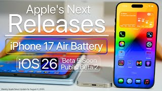 Apple&#039;s Next Releases, iPhone 17 Air, and iOS 26 Beta5