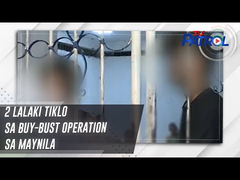 2 lalaki tiklo sa buy-bust operation sa Maynila