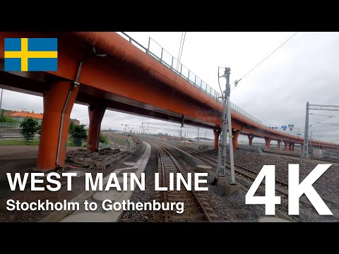 4K CABVIEW: West Main Line (Stockholm to Gothenburg)