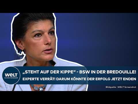 Video Thumbnail: WAGENKNECHT: "Es entstehen Risse" Koalitionsverhandlungen mit CDU in Thüringen! BSW auf der Kippe!