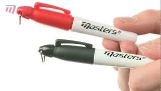 Masters Waterproof Golf Ball Marker Pens Pack of 2