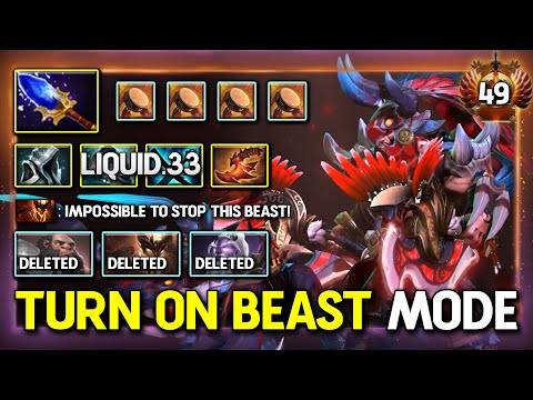 ULTRA AGGRESSIVE OFFLANE By Liquid.33 Beastmaster With Beast Mode FACET 100% Show no Mercy DotA 2