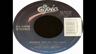 Miami Sound Machine - &quot;Words Get In The Way&quot; (Audio/1986)