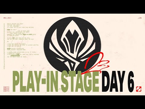 GG vs. PSG | DAY 6 | MSI 2023 | Golden Guardians v PSG Talon | GAME 3 (2023)