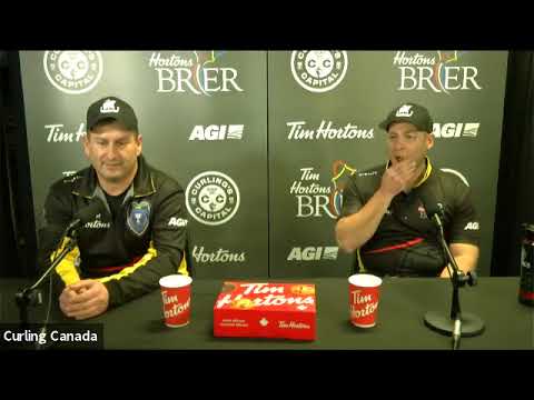 Draw 2 Media Scrum - 2021 Tim Hortons Brier
