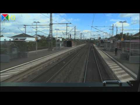 Führerstandsmitfahrt auf der RE 70 Riedbahn von Mannheim nach Frankfurt am Main nach Mannheim [HD]